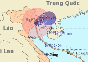 Bão quét qua Hải Phòng – Quảng Ninh, không khí lạnh về miền Bắc